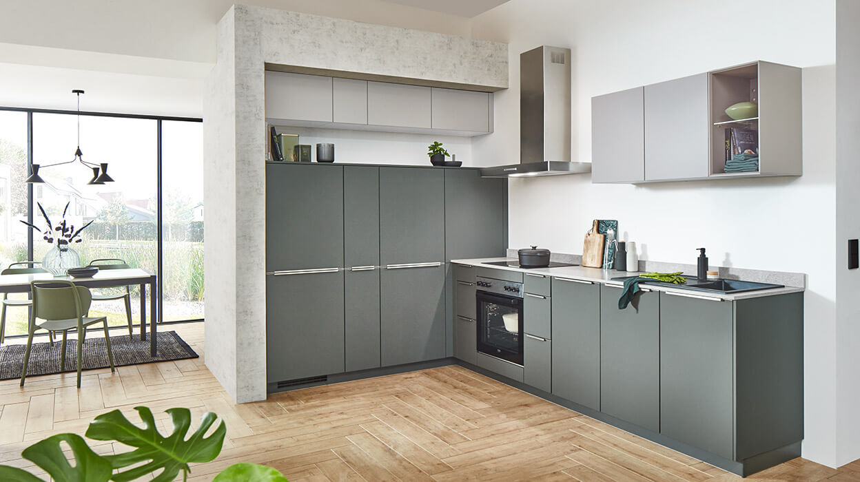 nobilia kitchen gruen green easytouch