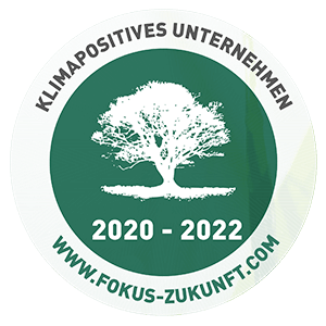 klimapositives unternehmen logo