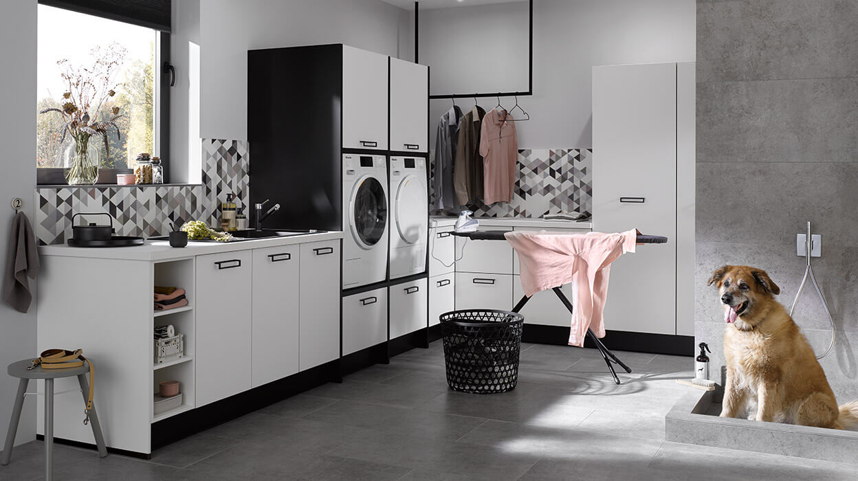mobilia hauswirtshcaftsraum weiss white