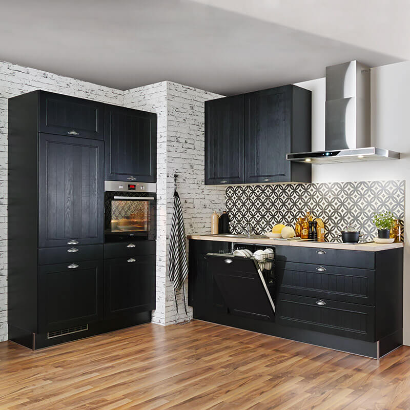 nobilia kitchen schwarz black